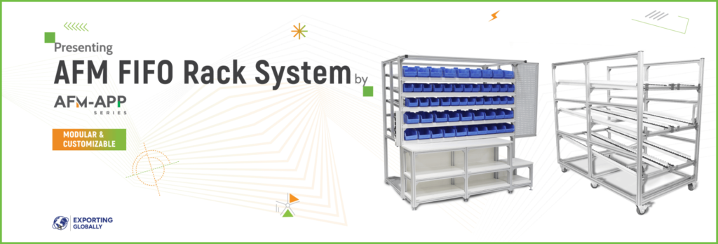 Messung AFM-FIFO Rack-System | FIFO & Industrial Rack